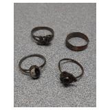 * Sterling rings