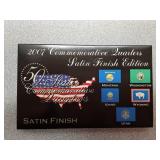 2007 25c Satin Finish Commemorative Quarter Set P