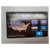 2006 25c Satin Finish Commemorative Quarter set P