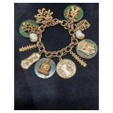 * 1960's charm bracelet