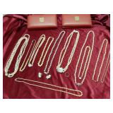 *Mix of Necklaces,  earrings & ring