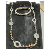 * Necklace and bracelet