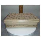 Mid Century glove box and contents