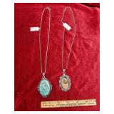 Costume Jewelry necklaces: Turquoise & Agate