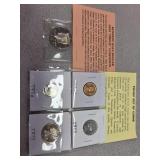 Proof coins