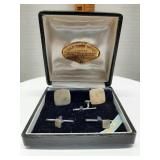 * Sakai Silver Smiths sterling cufflinks +