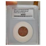 PCC 2006 D Jefferson Nickel Return to Monticello