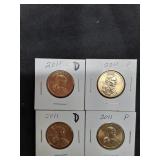 2011 Sacagawea P & D mints uncirculated