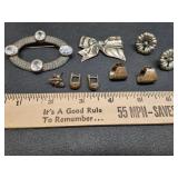 *Sterling silver brooches & earrings