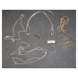 *Vintage gold filled & sterling chain necklaces