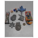 mid Century metal toys
