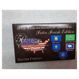 2007 25c Satin Finish Commemorative Quarter Set P