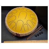 Steel 15 note Tongue Drum 13', mallets, finger