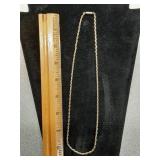 * 10k tested necklace Krementz gold