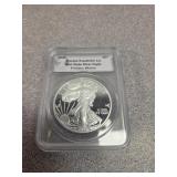 2009 Proof over strike silver eagle 1oz, Daniel