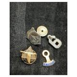 * trail Blazer pin sterling,  10k marked North