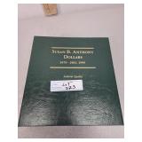 1978-99 Susan B Anthony dollar book w/12 coins