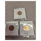 3, Old Lincoln cents