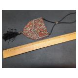* Antique Whiting & Davis enameled mesh evening