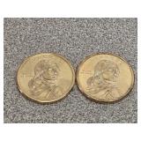 2016P,D Sacagawea dollars