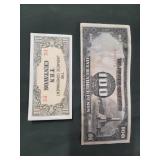 Japanese emergency currency, WW2 Philippines,