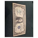 WWII short Snorty Silver Certificate 1935A