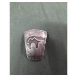 Bolo tie clasp, 925 sterling silver marked 13.85g