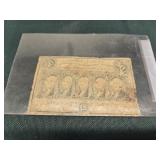 50c 'stamps' fractional note 1862
