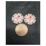 Imperial palace Casino Omaha gaming tokens