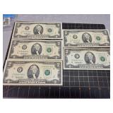 5, 1995 $2 notes