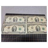 4, 1995 $2 notes