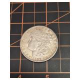 1897-O Morgan silver dollar, Littleton AU50