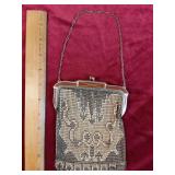 * mesh Whiten & Davis clutch purse
