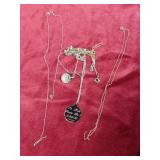 * knot of Necklaces some sterling