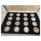 SBA complete set PDS, 16 coins 1971-81, 1999