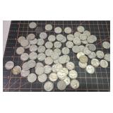 Approximately $4 in early jefferson nickels