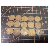 1912 wheat cents pennies coins