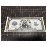 Large size $5 replica note, Fremont NE show