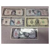 5, Statue of liberty novelty notes