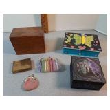 Boxes: Recipe, jewelry & coin purse