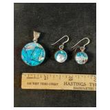 * pendant & earrings