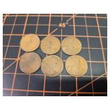 6, 1912D Wheat Cents