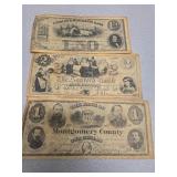 Reproduction civil war bank notes