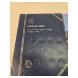 Whitman 1909-1940 cents book with contents