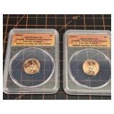 2009PD ANACS MS67RD fomitave years cent FDOI