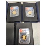2012 ANACS PF69/MS67 3 coin Cleveland set FDOI