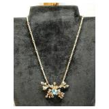* Vtg mid Century pendant necklace