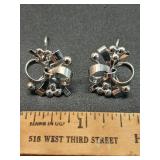 * Vtg  sterling silver earrings marked