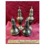 Rogers & Wallace weighted sterling silver salt /