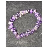 Amethyst gemstone bracelet